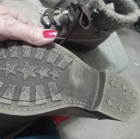 Sugar Women's Taupe Lace-Up Winter Boots - Picture 4 of 5